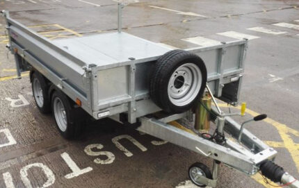 Remorque benne électrique indespension tpr27085e ptac 2700 kg